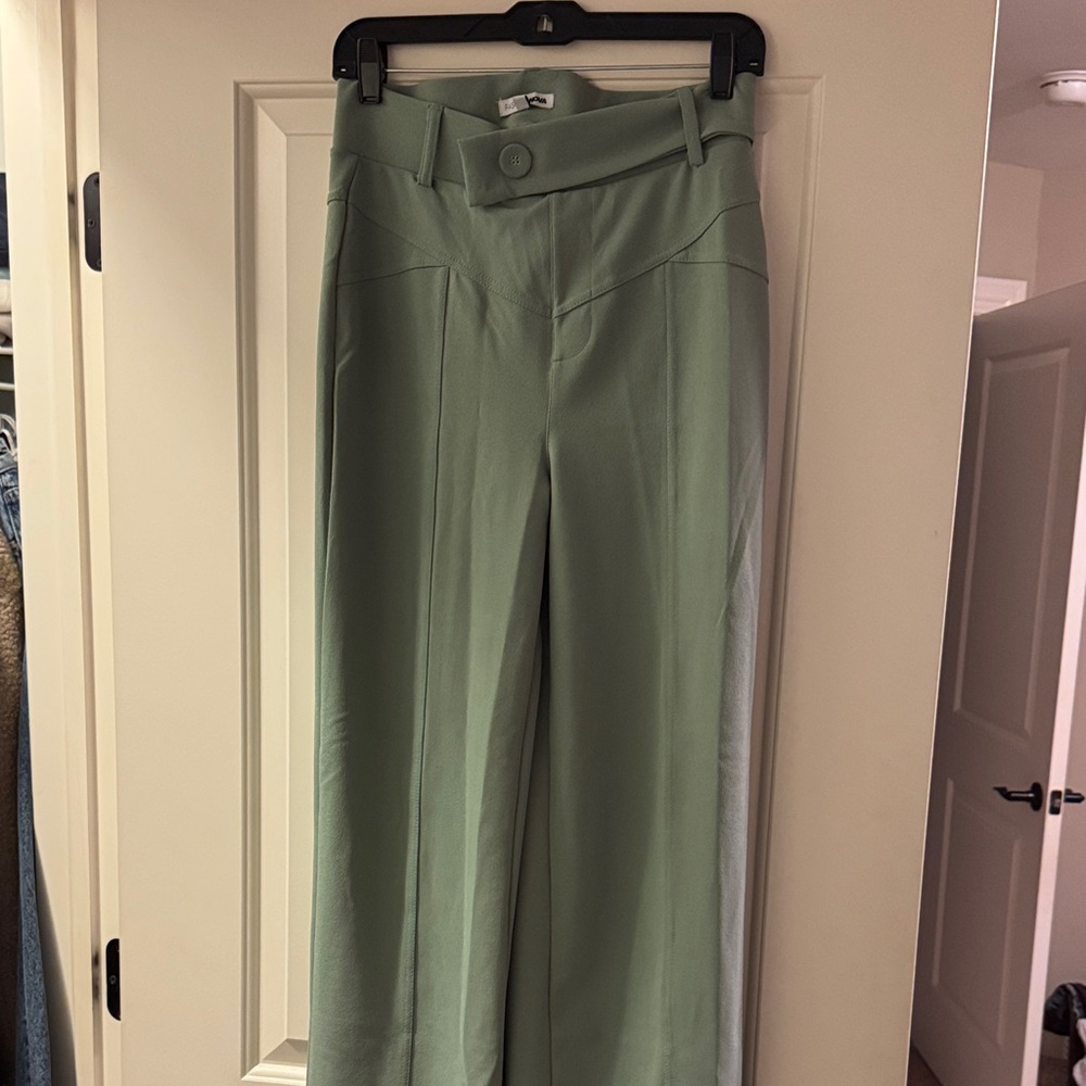Fashion Nova Sage Wide Leg Pants